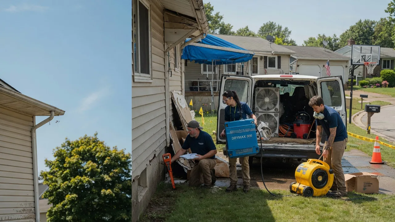 Ceiling Leak Cleanup in Frewsburg, NY near me